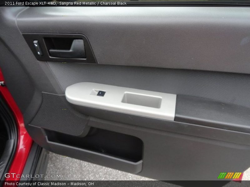 Sangria Red Metallic / Charcoal Black 2011 Ford Escape XLT 4WD