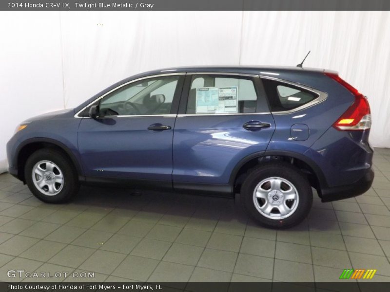 Twilight Blue Metallic / Gray 2014 Honda CR-V LX
