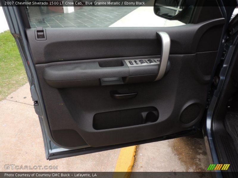 Blue Granite Metallic / Ebony Black 2007 Chevrolet Silverado 1500 LT Crew Cab