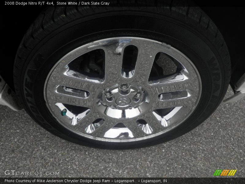 Stone White / Dark Slate Gray 2008 Dodge Nitro R/T 4x4