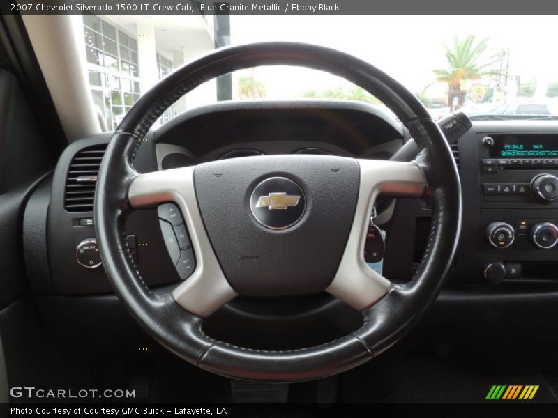 Blue Granite Metallic / Ebony Black 2007 Chevrolet Silverado 1500 LT Crew Cab