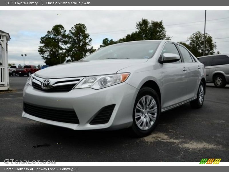 Classic Silver Metallic / Ash 2012 Toyota Camry LE