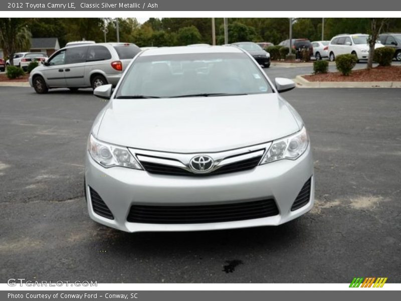 Classic Silver Metallic / Ash 2012 Toyota Camry LE