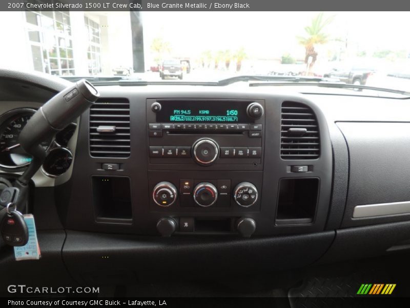 Blue Granite Metallic / Ebony Black 2007 Chevrolet Silverado 1500 LT Crew Cab