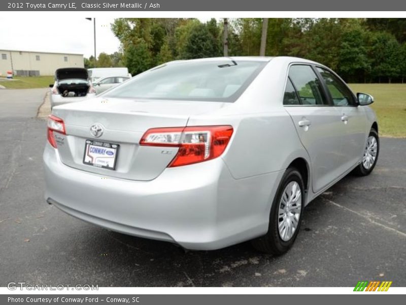 Classic Silver Metallic / Ash 2012 Toyota Camry LE