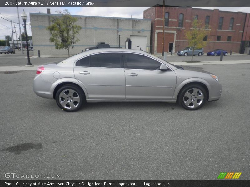 Silver Pearl Metallic / Gray 2007 Saturn Aura XE