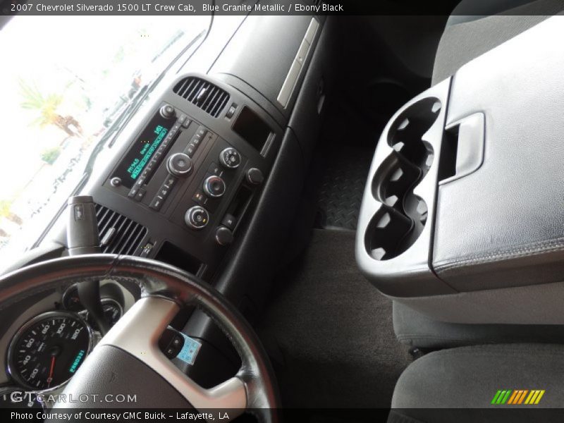 Blue Granite Metallic / Ebony Black 2007 Chevrolet Silverado 1500 LT Crew Cab