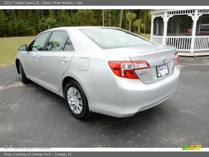 Classic Silver Metallic / Ash 2012 Toyota Camry LE