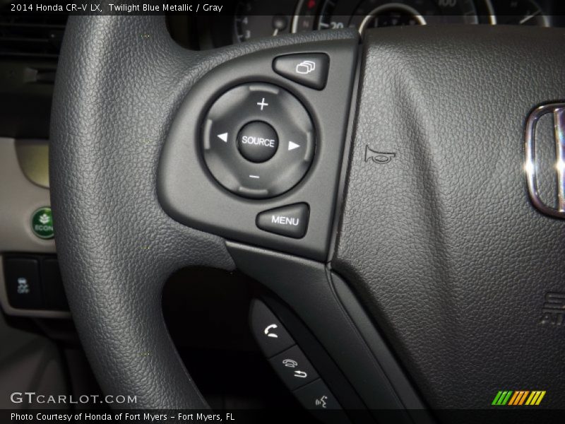 Twilight Blue Metallic / Gray 2014 Honda CR-V LX