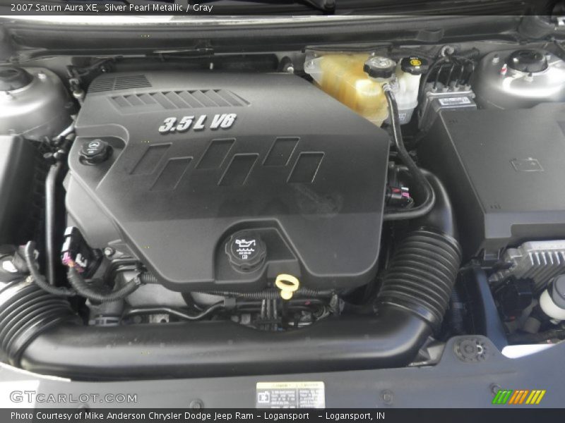 Silver Pearl Metallic / Gray 2007 Saturn Aura XE