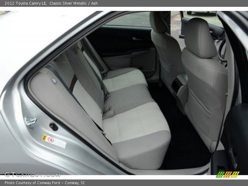 Classic Silver Metallic / Ash 2012 Toyota Camry LE