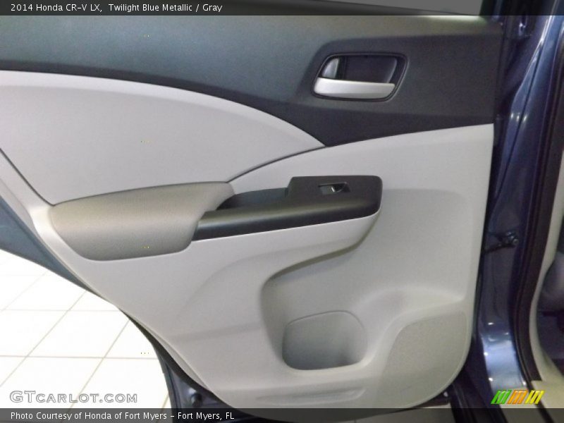 Twilight Blue Metallic / Gray 2014 Honda CR-V LX