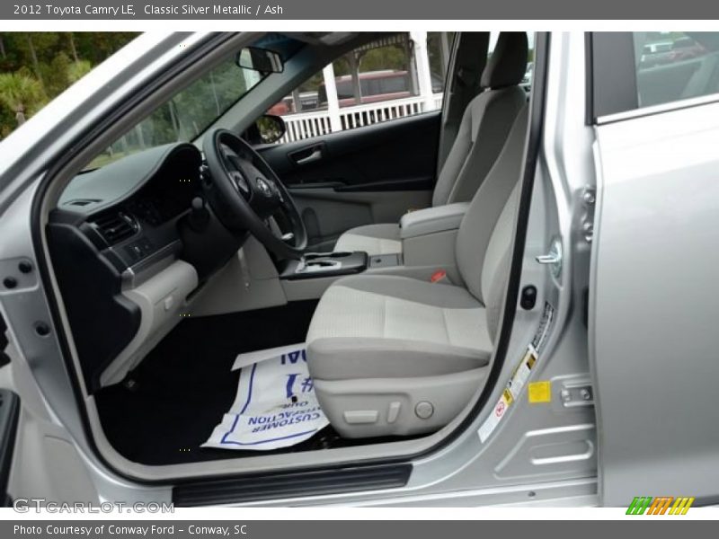 Classic Silver Metallic / Ash 2012 Toyota Camry LE