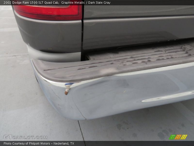 Graphite Metallic / Dark Slate Gray 2002 Dodge Ram 1500 SLT Quad Cab