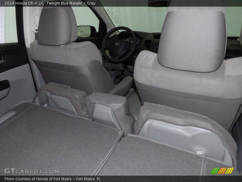 Twilight Blue Metallic / Gray 2014 Honda CR-V LX