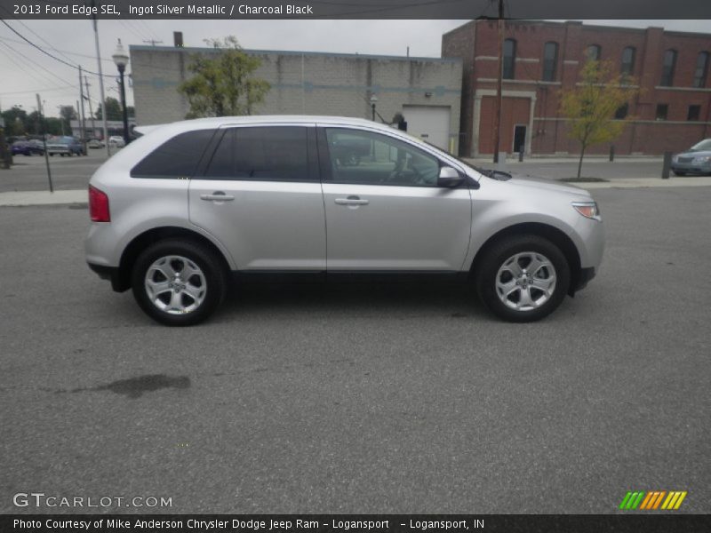Ingot Silver Metallic / Charcoal Black 2013 Ford Edge SEL