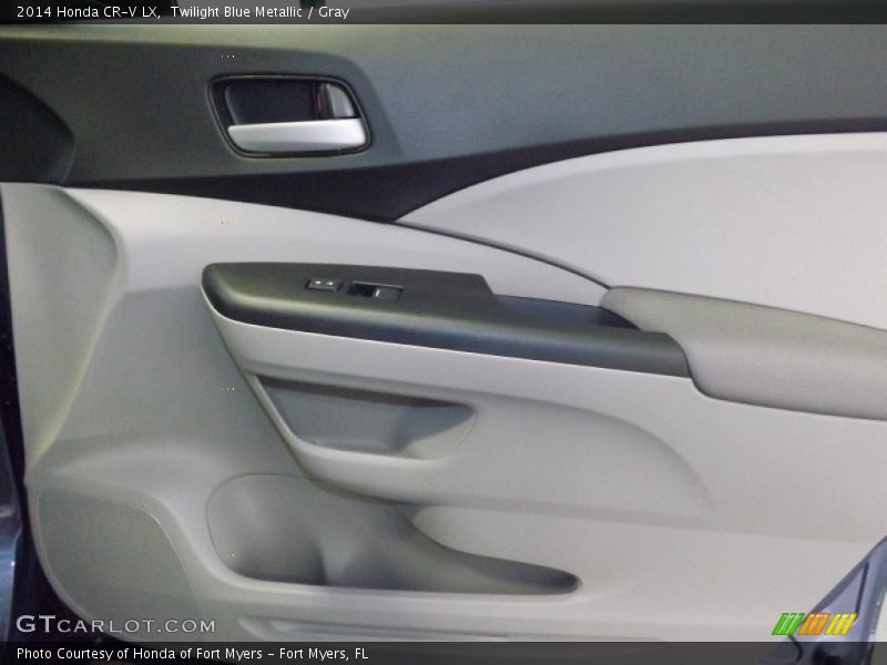 Twilight Blue Metallic / Gray 2014 Honda CR-V LX