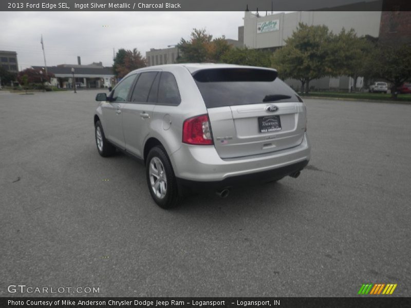 Ingot Silver Metallic / Charcoal Black 2013 Ford Edge SEL