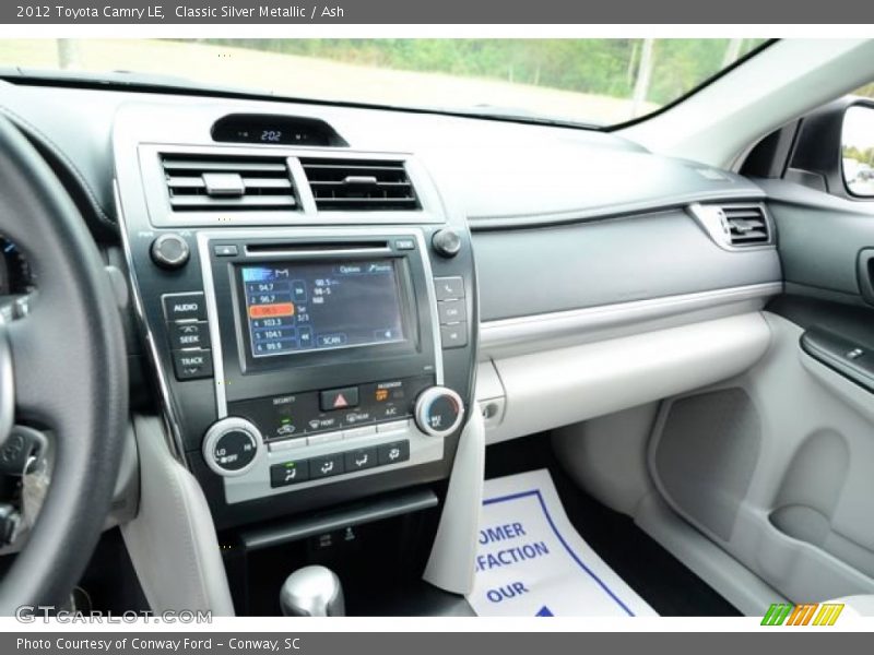 Classic Silver Metallic / Ash 2012 Toyota Camry LE