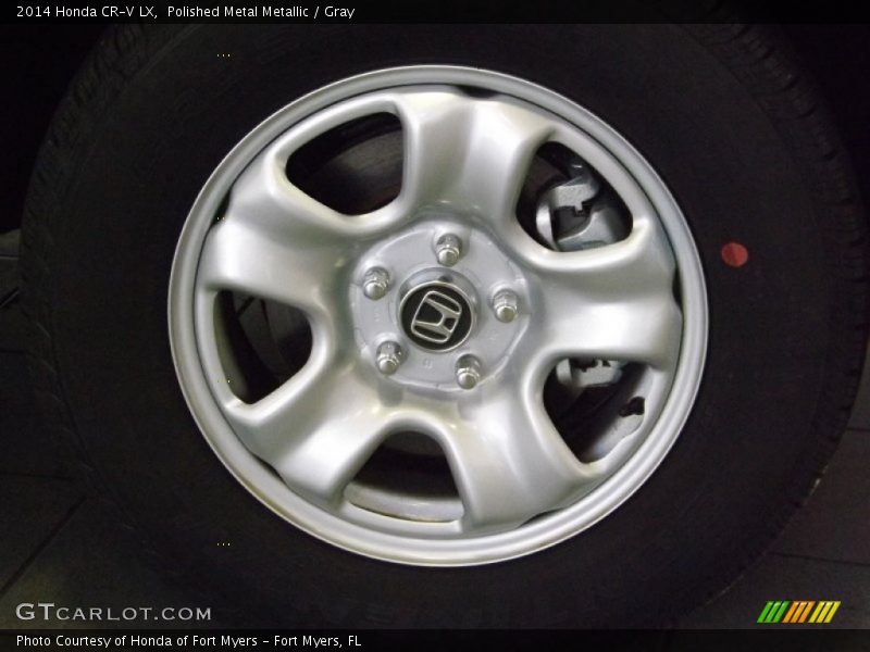 Polished Metal Metallic / Gray 2014 Honda CR-V LX