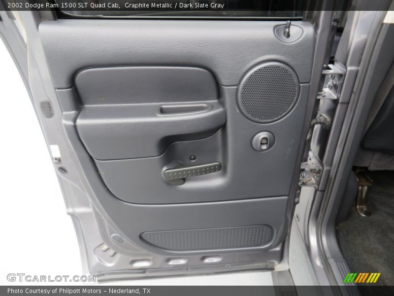 Graphite Metallic / Dark Slate Gray 2002 Dodge Ram 1500 SLT Quad Cab