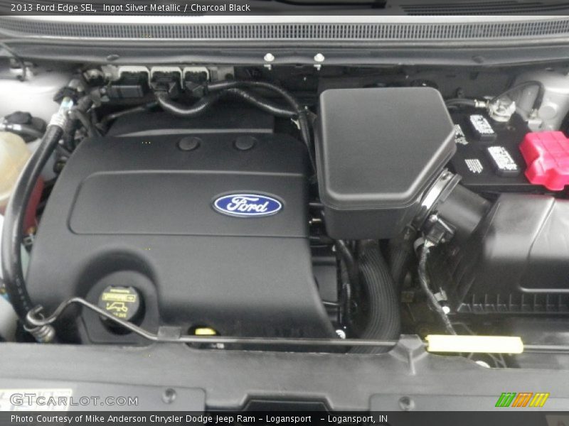 Ingot Silver Metallic / Charcoal Black 2013 Ford Edge SEL