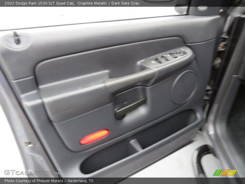 Graphite Metallic / Dark Slate Gray 2002 Dodge Ram 1500 SLT Quad Cab