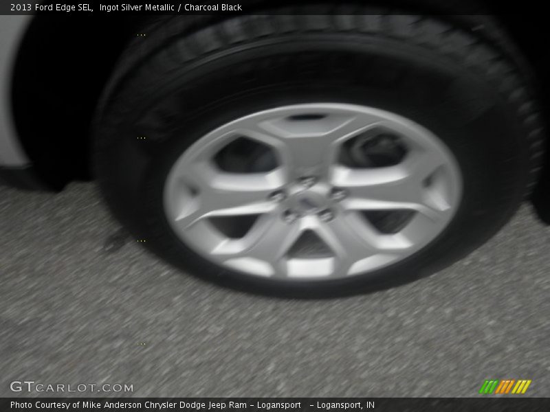 Ingot Silver Metallic / Charcoal Black 2013 Ford Edge SEL