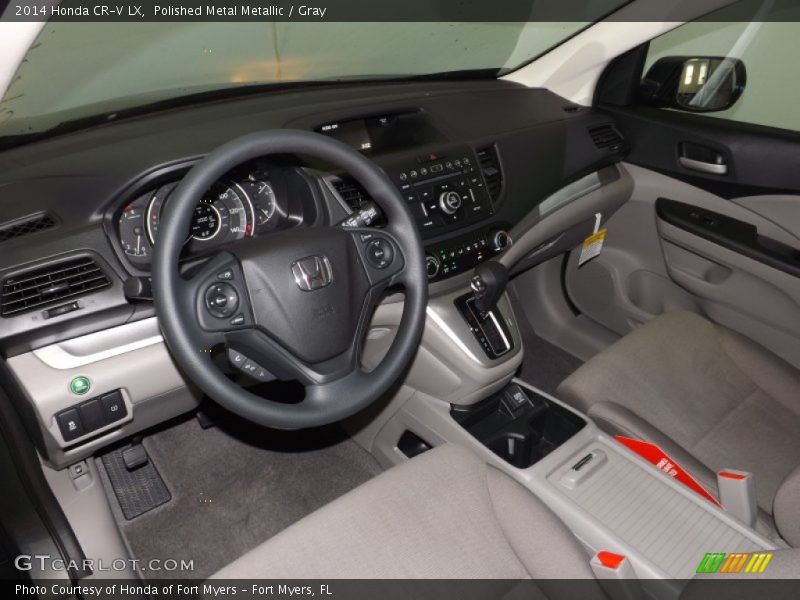 Polished Metal Metallic / Gray 2014 Honda CR-V LX