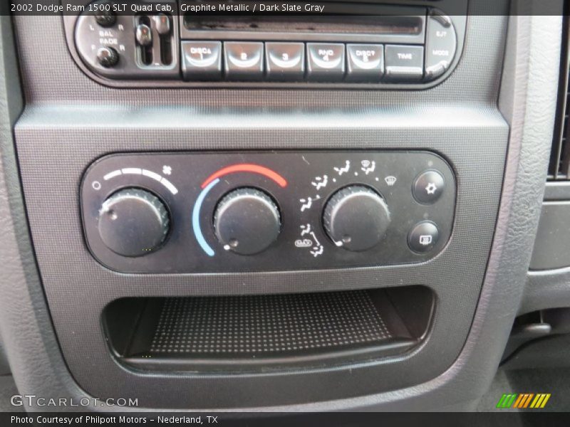 Graphite Metallic / Dark Slate Gray 2002 Dodge Ram 1500 SLT Quad Cab