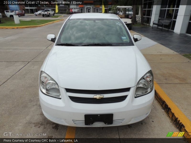 Summit White / Ebony 2010 Chevrolet Cobalt LT Sedan