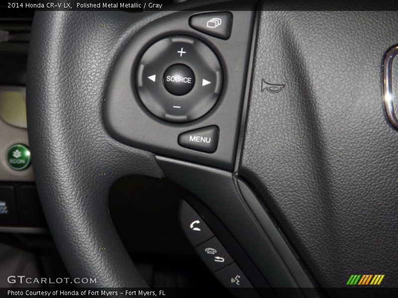 Polished Metal Metallic / Gray 2014 Honda CR-V LX