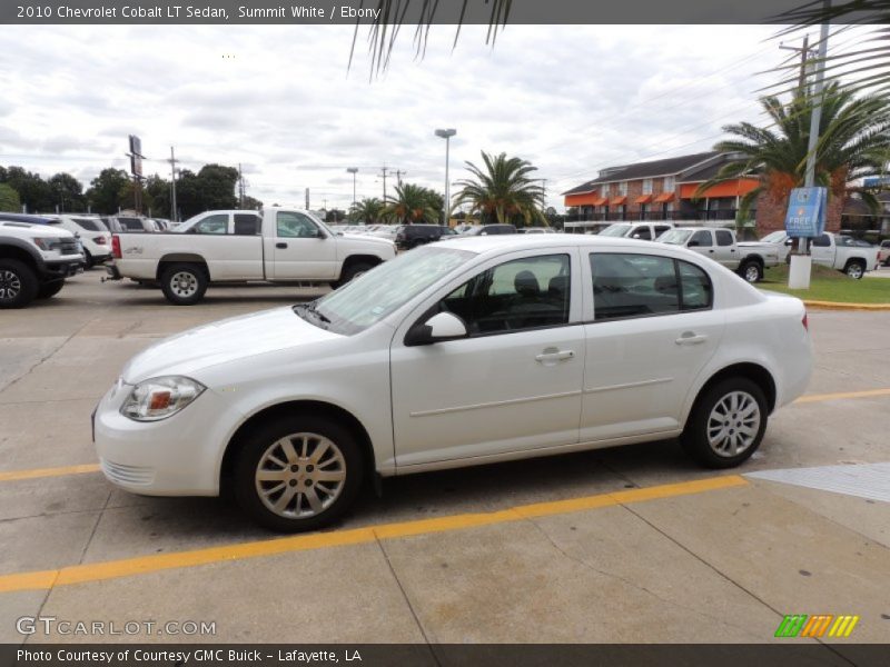 Summit White / Ebony 2010 Chevrolet Cobalt LT Sedan
