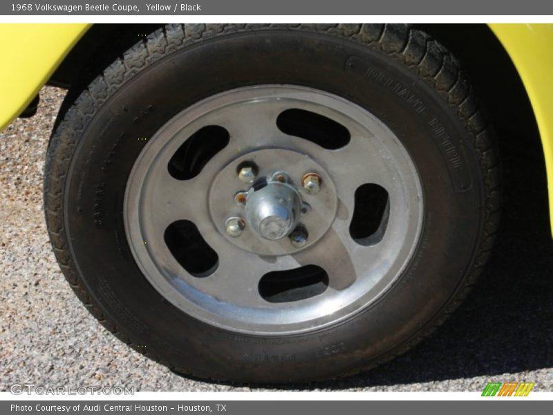 Custom Wheels of 1968 Beetle Coupe