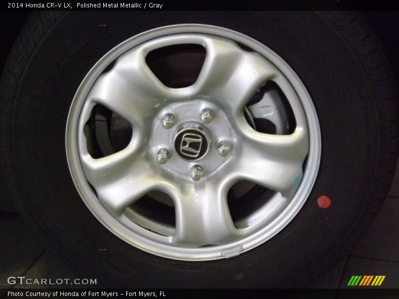 Polished Metal Metallic / Gray 2014 Honda CR-V LX