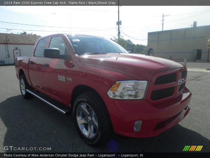 Flame Red / Black/Diesel Gray 2014 Ram 1500 Express Crew Cab 4x4