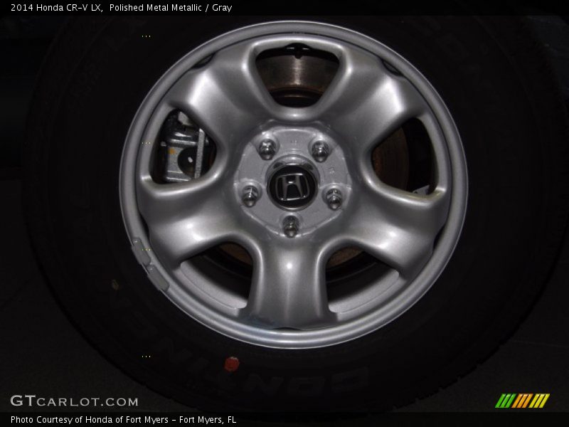 Polished Metal Metallic / Gray 2014 Honda CR-V LX