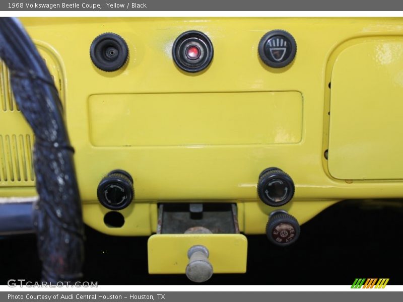 Controls of 1968 Beetle Coupe