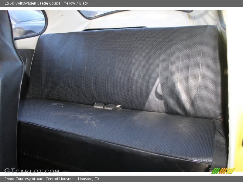 Rear Seat of 1968 Beetle Coupe
