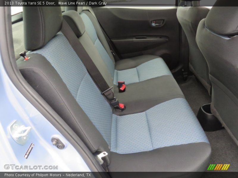 Wave Line Pearl / Dark Gray 2013 Toyota Yaris SE 5 Door