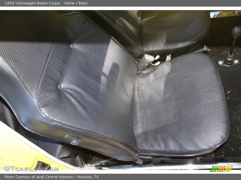 Yellow / Black 1968 Volkswagen Beetle Coupe