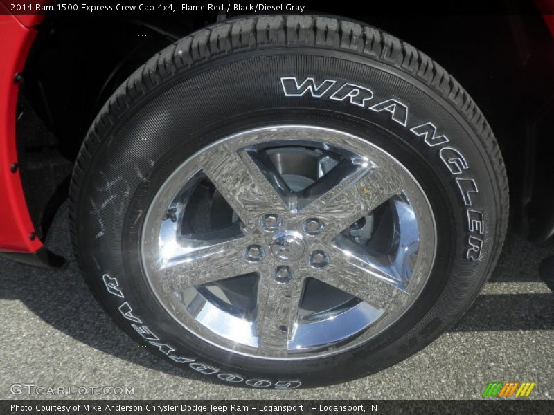 Flame Red / Black/Diesel Gray 2014 Ram 1500 Express Crew Cab 4x4