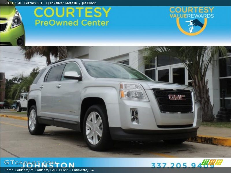 Quicksilver Metallic / Jet Black 2011 GMC Terrain SLT