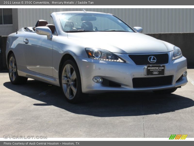 Mercury Metallic / Saddle Tan 2011 Lexus IS 350C Convertible