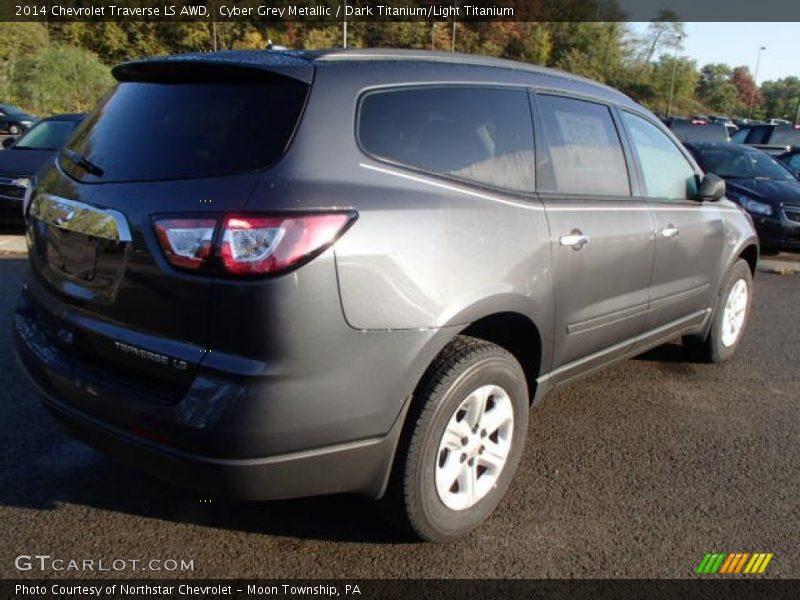 Cyber Grey Metallic / Dark Titanium/Light Titanium 2014 Chevrolet Traverse LS AWD