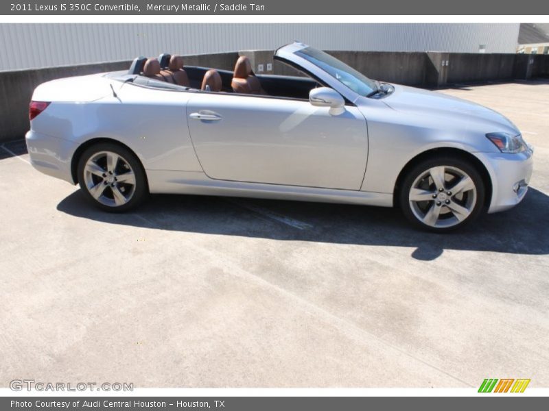 Mercury Metallic / Saddle Tan 2011 Lexus IS 350C Convertible