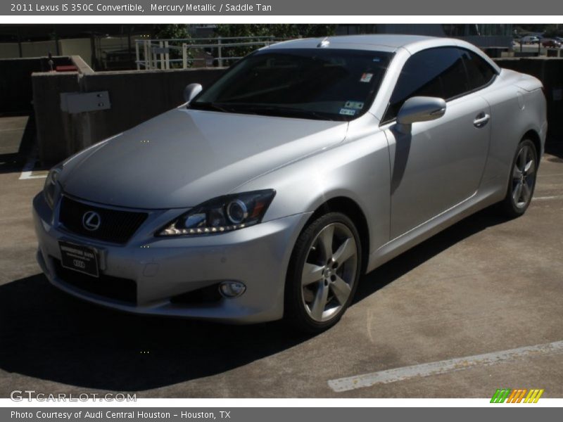 Mercury Metallic / Saddle Tan 2011 Lexus IS 350C Convertible