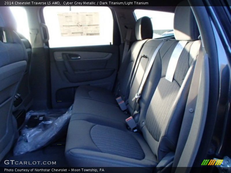 Cyber Grey Metallic / Dark Titanium/Light Titanium 2014 Chevrolet Traverse LS AWD