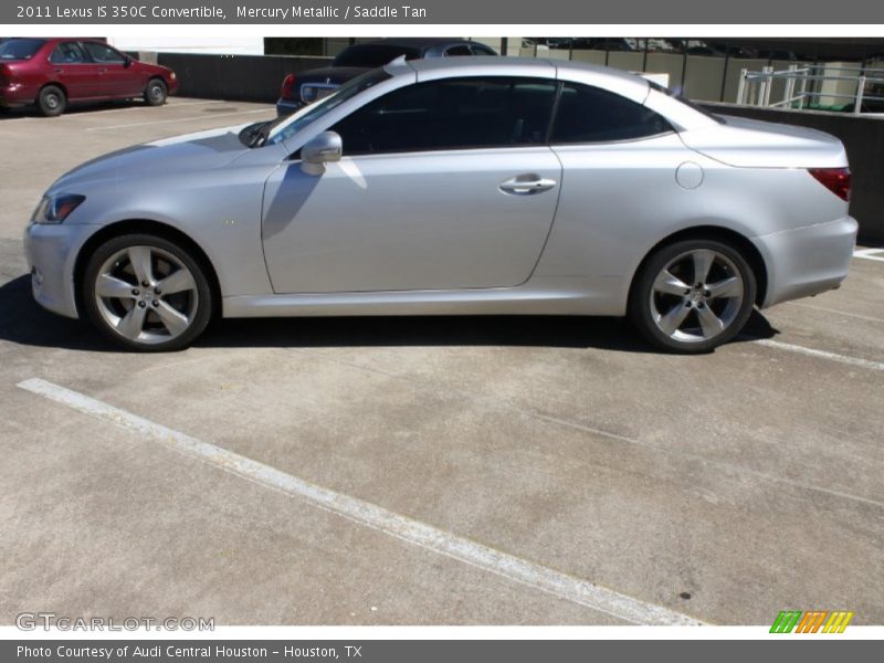 Mercury Metallic / Saddle Tan 2011 Lexus IS 350C Convertible