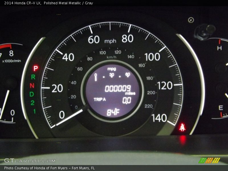 Polished Metal Metallic / Gray 2014 Honda CR-V LX